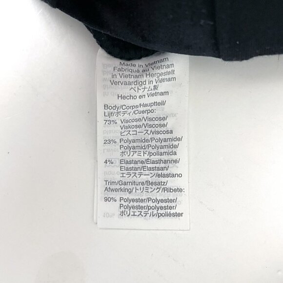 J. Crew Women's Black Gigi Pants Velvet Tuxedo Leg Stripe Stretchy size 4 - Picture 8 of 9